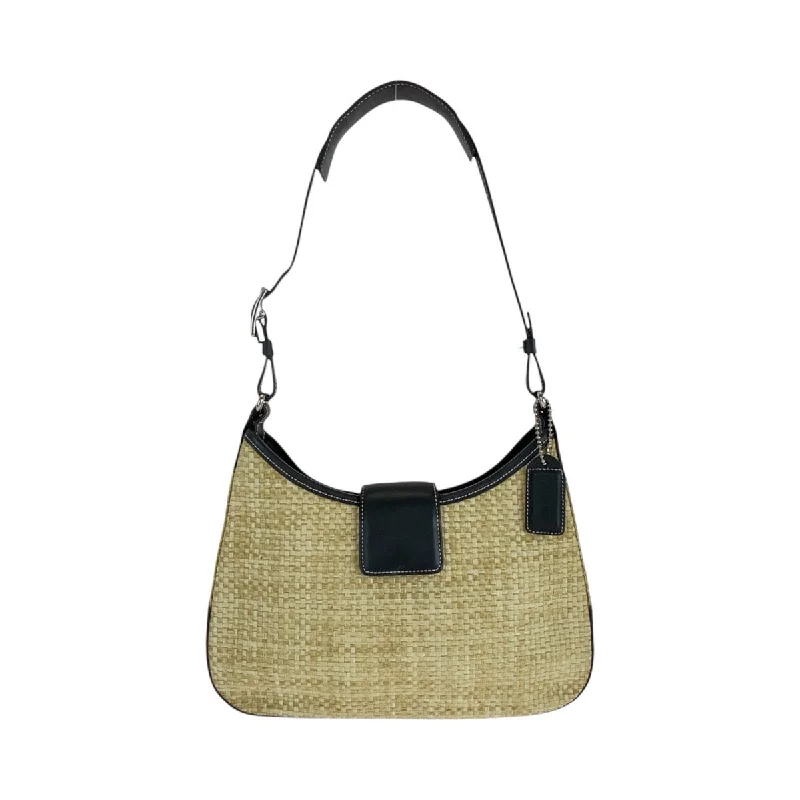 Smart Casual Deals Coach Straw Shoulder Bag Beige Black Silver Shoulder Bags, Best Deals Today Smart Casual Deals Coach Straw Shoulder Bag Beige Black Silver Shoulder Bags, Best Deals Today