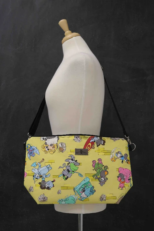 Unleash Your Fashion Large Zip Top Project Bag with Crossbody Strap in Wizard of Oz Sheeple Classic Bags, Exclusive Deals Unleash Your Fashion Large Zip Top Project Bag with Crossbody Strap in Wizard of Oz Sheeple Classic Bags, Exclusive Deals