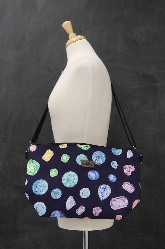 Flirty Fashion Discounts Large Zip Top Project Bag with Crossbody Strap in Multifaceted Hues Fashionable Bags At Must-Have Prices Flirty Fashion Discounts Large Zip Top Project Bag with Crossbody Strap in Multifaceted Hues Fashionable Bags At Must-Have Prices