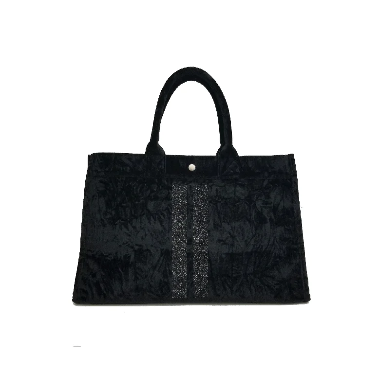 Glamorous Bags For Evening Events And Parties East West Bag: Black Crushed Velvet Designer Bags At Lower Prices Glamorous Bags For Evening Events And Parties East West Bag: Black Crushed Velvet Designer Bags At Lower Prices