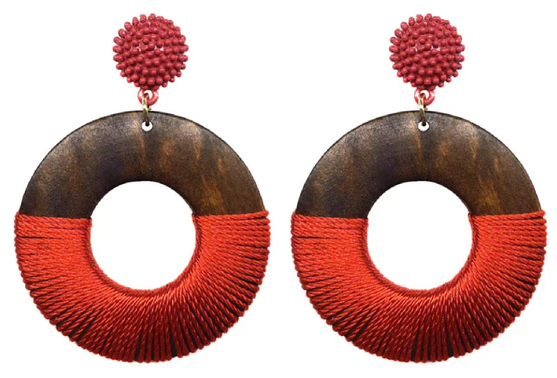 Chic And Clearance-Priced Tote Bags Hand Wrapped Rope Wooden Earrings - Red Chic Bags, Shop Now & Save Chic And Clearance-Priced Tote Bags Hand Wrapped Rope Wooden Earrings - Red Chic Bags, Shop Now & Save