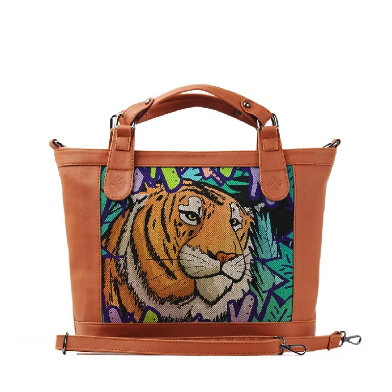 Stylish Bags With Discounts Havana Haute Handbag Tiger in the jungle Luxury Totes At The Lowest Prices Of The Season Stylish Bags With Discounts Havana Haute Handbag Tiger in the jungle Luxury Totes At The Lowest Prices Of The Season