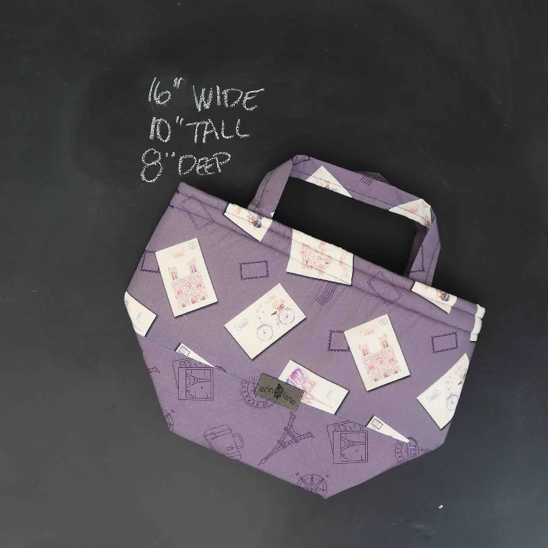 Luxury Fashion Bucket Tote Bag in Postcards from Paris Elegant Bags, Limited Stock Available Luxury Fashion Bucket Tote Bag in Postcards from Paris Elegant Bags, Limited Stock Available