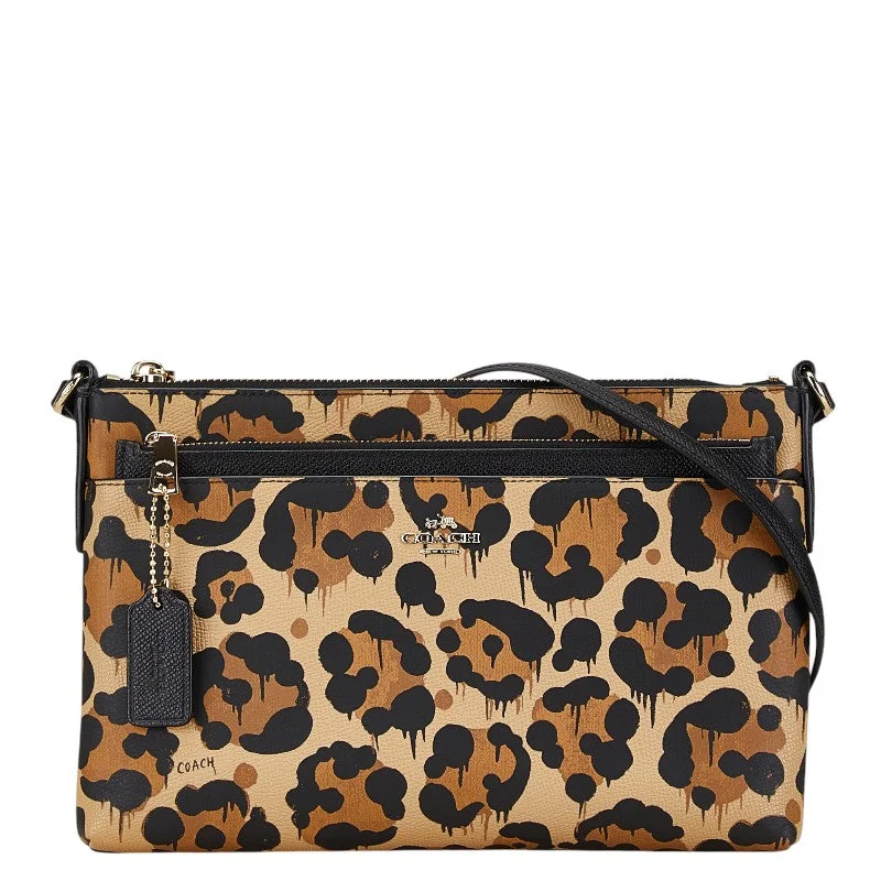 Compact Bags For Minimalist Travelers Coach Leopard Shoulder Bag 36326 PVC Leather Must-Have Bags, Big Discounts Compact Bags For Minimalist Travelers Coach Leopard Shoulder Bag 36326 PVC Leather Must-Have Bags, Big Discounts