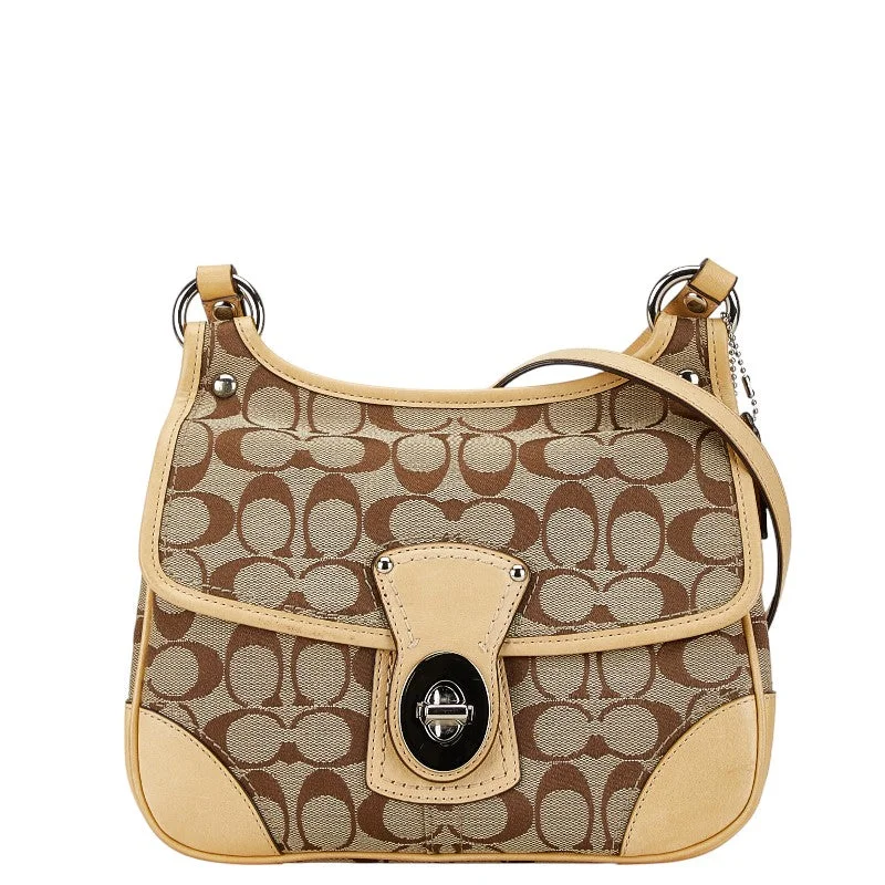 Lightweight And Functional Bags For Travel And Work Coach Signature Canvas Leather Crossbody Bag F13791 Everyday Bags, Budget-Friendly Lightweight And Functional Bags For Travel And Work Coach Signature Canvas Leather Crossbody Bag F13791 Everyday Bags, Budget-Friendly