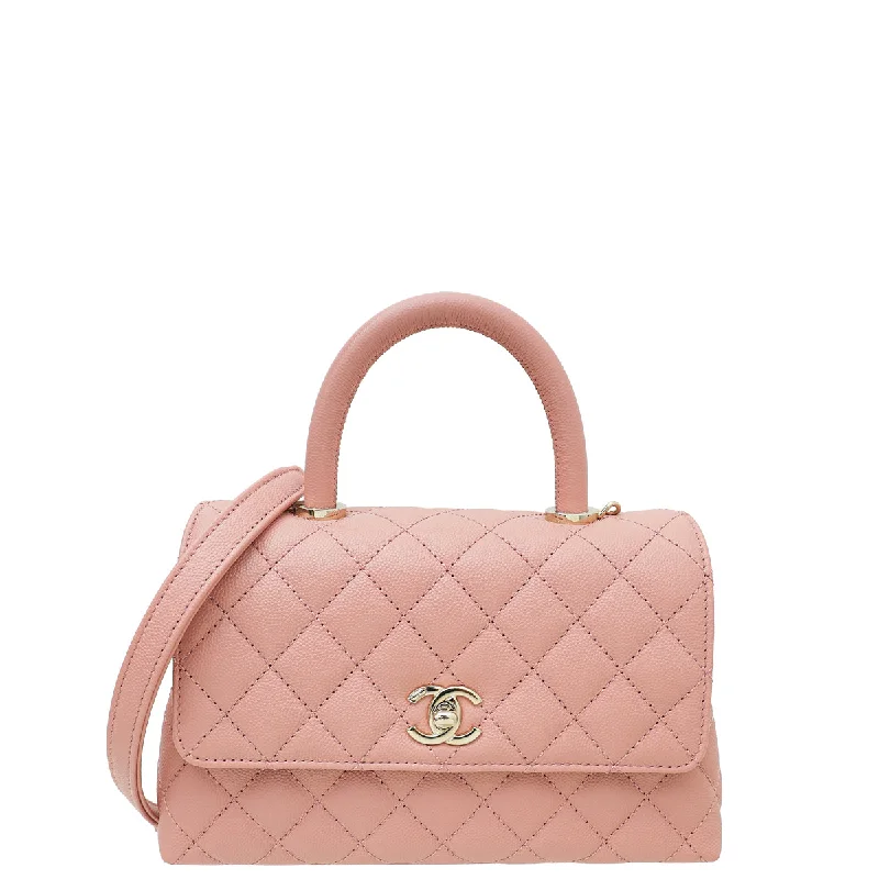 The Good Stuff Chanel Pink Coco Mini Handle Bag Must-Have Bags, Big Discounts