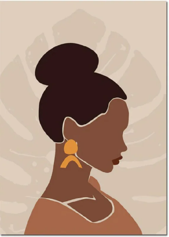 Shop Sales Shades of Melanin III - Canvas (Unframed) Flash Sale On Designer Bags