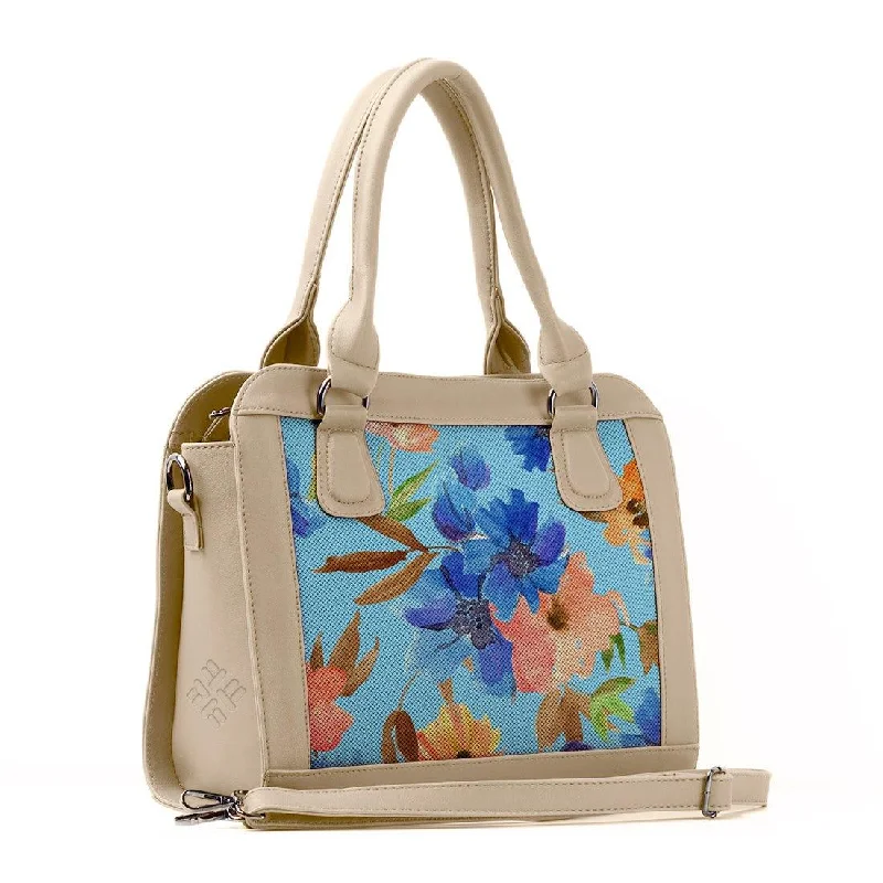 Luxury Seekers Beige Travel Hobo Bag Blue Floral Affordable Elegance With High-Quality Bags Luxury Seekers Beige Travel Hobo Bag Blue Floral Affordable Elegance With High-Quality Bags