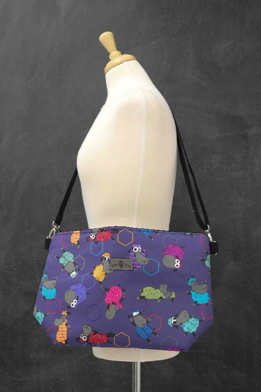 Romantic Fashion Discounts Large Zip Top Project Bag with Crossbody Strap in Stitchy-Hexi Sheeple Chic Bags, Shop Now & Save Romantic Fashion Discounts Large Zip Top Project Bag with Crossbody Strap in Stitchy-Hexi Sheeple Chic Bags, Shop Now & Save