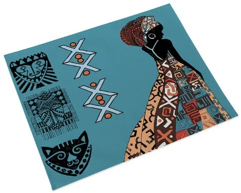 Comfortable Chic African Queen Place Mat - Blue (Set of 4) Best Deals On Premium And Casual Bags – Act Fast Comfortable Chic African Queen Place Mat - Blue (Set of 4) Best Deals On Premium And Casual Bags – Act Fast