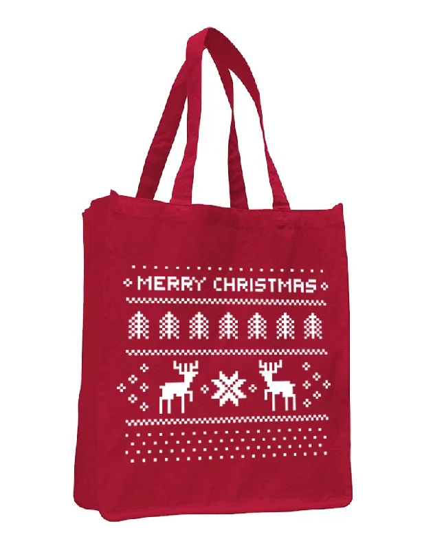 Seize Bargains 12 ct Merry Christmas Jumbo Size Heavy Canvas Tote Bag - By Dozen Premium Bags At Special Prices Seize Bargains 12 ct Merry Christmas Jumbo Size Heavy Canvas Tote Bag - By Dozen Premium Bags At Special Prices