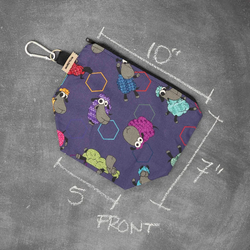 Minimalist Fashion Sale Dice A Lot Project Bag in Stitchy-Hexi Sheeple Handbag Deals You'll Love Minimalist Fashion Sale Dice A Lot Project Bag in Stitchy-Hexi Sheeple Handbag Deals You'll Love