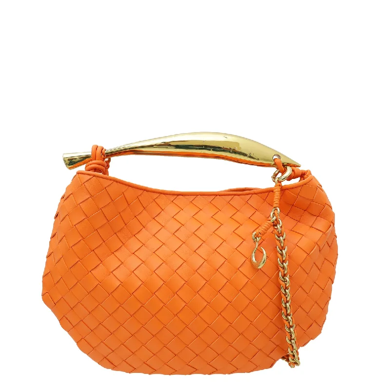 Cyber Monday Discounts On Bags Bottega Veneta Orange Sardine With Chain Small Bag Affordable Luxury With Top-Quality Handbags Cyber Monday Discounts On Bags Bottega Veneta Orange Sardine With Chain Small Bag Affordable Luxury With Top-Quality Handbags
