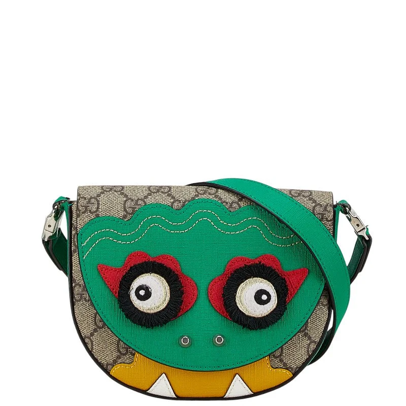 Edgy Fashion Deals Gucci GG Supreme Animal Shoulder Bag PVC Leather Everyday Bags, Budget-Friendly Edgy Fashion Deals Gucci GG Supreme Animal Shoulder Bag PVC Leather Everyday Bags, Budget-Friendly