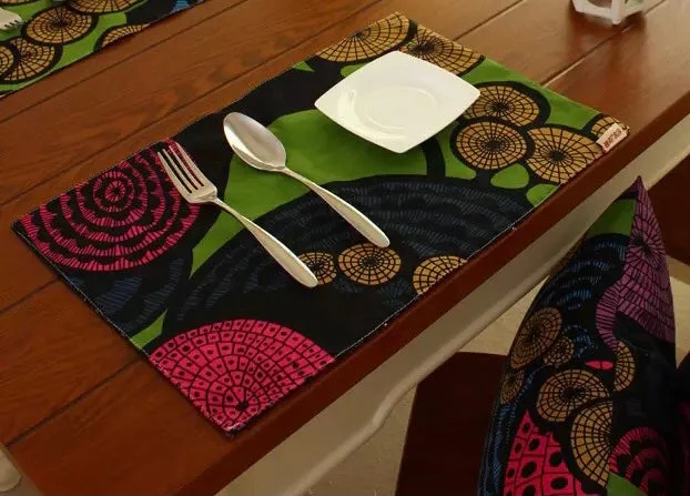 Classic Modern Offers Afrocentric Multi Color Place Mats and Table Runner Set (Style B) Classic Bags, Exclusive Deals Classic Modern Offers Afrocentric Multi Color Place Mats and Table Runner Set (Style B) Classic Bags, Exclusive Deals