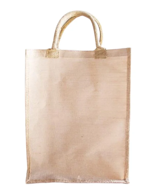Casual Chic Deals 48 ct Affordable Natural Jute Blend Tall Tote - TJ909 - By Case Premium Quality Bags At Affordable Prices Casual Chic Deals 48 ct Affordable Natural Jute Blend Tall Tote - TJ909 - By Case Premium Quality Bags At Affordable Prices