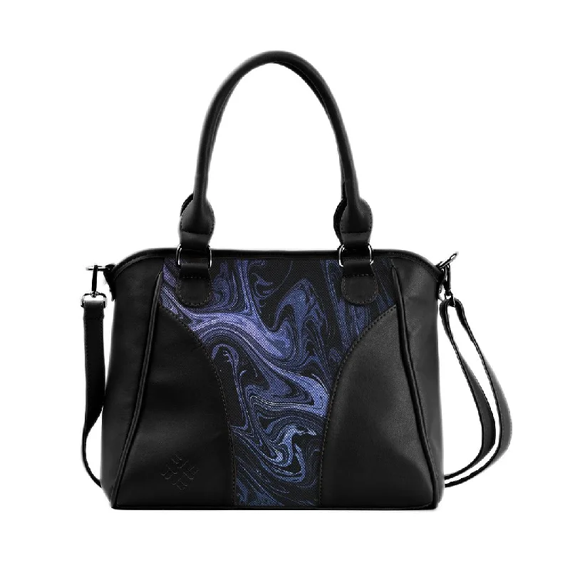 Laid-Back Fashion Offers Black Ladies Handbag Fluid Night Sky Classic Totes At Unbeatable Deals Laid-Back Fashion Offers Black Ladies Handbag Fluid Night Sky Classic Totes At Unbeatable Deals