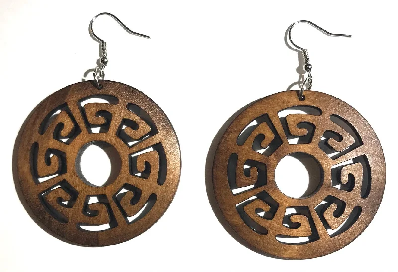Office Professionals Wooden Carved Geometric Earrings Elegant Bags With Limited Stock Available Office Professionals Wooden Carved Geometric Earrings Elegant Bags With Limited Stock Available
