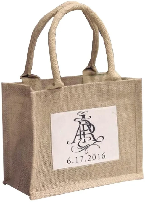 Odor-Resistant And Budget Bags Mini Jute Gift Tote Bags w/Clear Pocket for Wedding Favors, Crafts, Decorations (12) Elegant Purses At Clearance Prices Odor-Resistant And Budget Bags Mini Jute Gift Tote Bags w/Clear Pocket for Wedding Favors, Crafts, Decorations (12) Elegant Purses At Clearance Prices