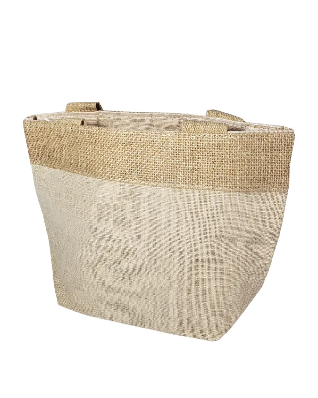 Hurry Before It's Gone 6 ct Small Fancy Burlap Bags - JuCo Tote Bags (Jute & Cotton Blend) - TJ893 - By Bundle Handbag Deals For Every Occasion Hurry Before It's Gone 6 ct Small Fancy Burlap Bags - JuCo Tote Bags (Jute & Cotton Blend) - TJ893 - By Bundle Handbag Deals For Every Occasion