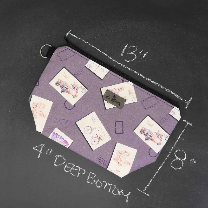 Hot Picks Medium Zip Top Project Bag in Postcards from Paris Sleek Bags, Perfect Prices Hot Picks Medium Zip Top Project Bag in Postcards from Paris Sleek Bags, Perfect Prices