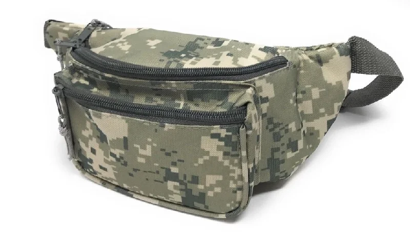 Trendy Festival Bags With Limited-Time Offers Digital Camo Fanny Pack with Three Zippered Pockets Iconic Handbags At Budget-Friendly Prices Trendy Festival Bags With Limited-Time Offers Digital Camo Fanny Pack with Three Zippered Pockets Iconic Handbags At Budget-Friendly Prices