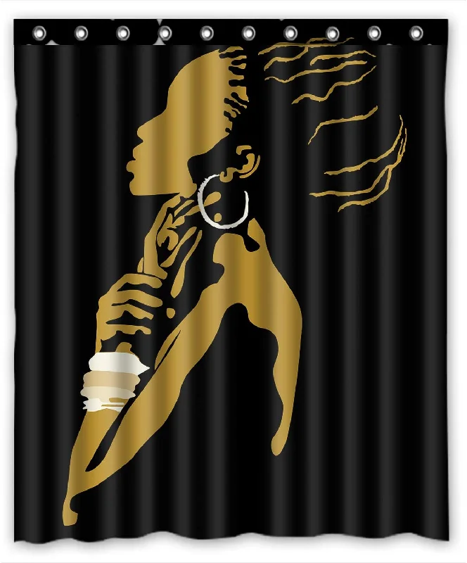 Luxury Bags On Sale Golden Beauty Shower Curtain High-End Bags, Low-End Prices