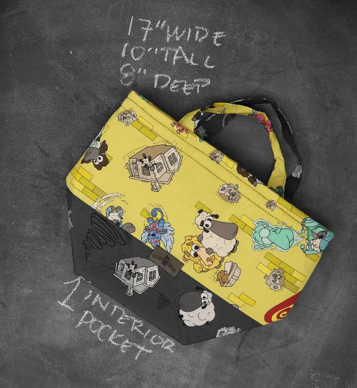 Get The Latest Trends Bucket Tote Bag in Wizard of Oz Sheeple Everyday Bags, Budget-Friendly Get The Latest Trends Bucket Tote Bag in Wizard of Oz Sheeple Everyday Bags, Budget-Friendly