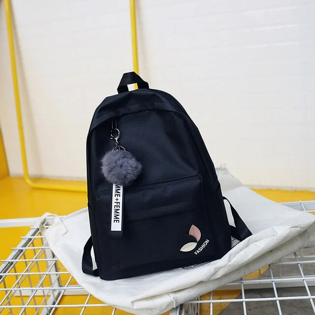 black1 schoolbag