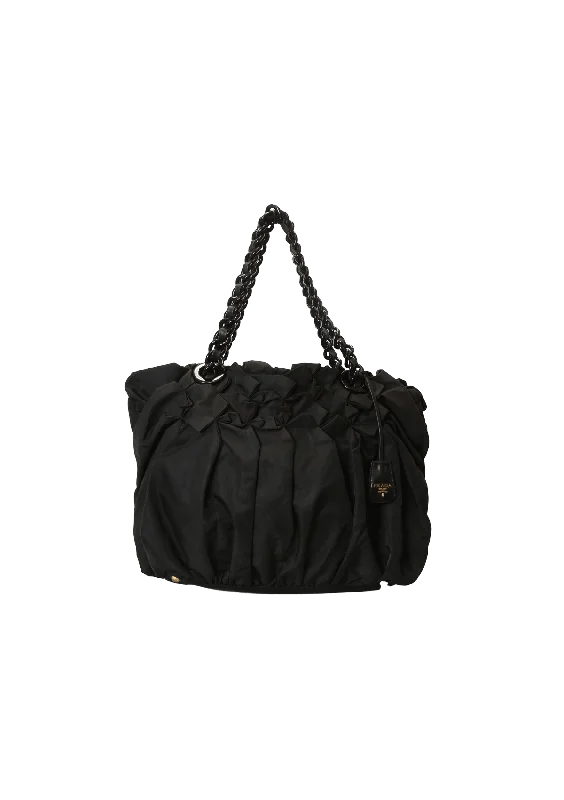 New Season Fashion Preview TESSUTO CHAIN BAG Flash Sale On Handbags