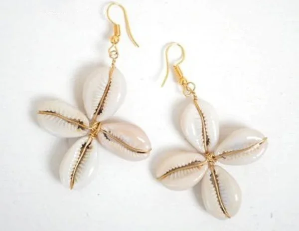 Chic & Modern Sales Cowrie Shell Earrings - Star Shaped Stylish Totes, Exclusive Savings Chic & Modern Sales Cowrie Shell Earrings - Star Shaped Stylish Totes, Exclusive Savings
