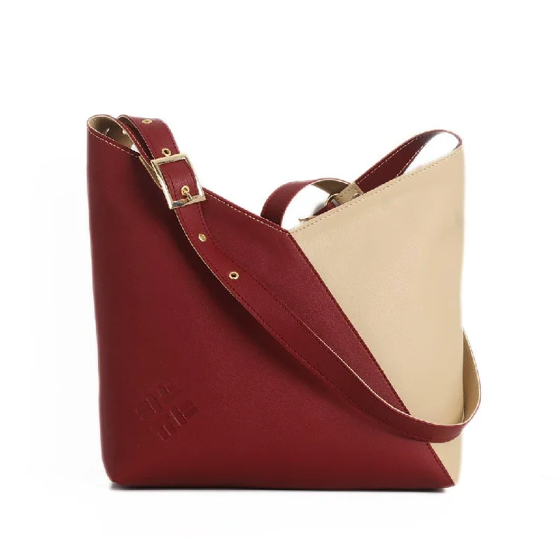 Bags For Urban And Trendy Looks Bicolor Triangles Bags DR with Beige Handbag Deals For Every Occasion Bags For Urban And Trendy Looks Bicolor Triangles Bags DR with Beige Handbag Deals For Every Occasion