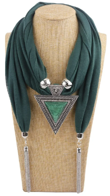 Embrace New Fashion Scarf and Pendant Necklace - Green Grab Stylish Bags Before They Sell Out Embrace New Fashion Scarf and Pendant Necklace - Green Grab Stylish Bags Before They Sell Out