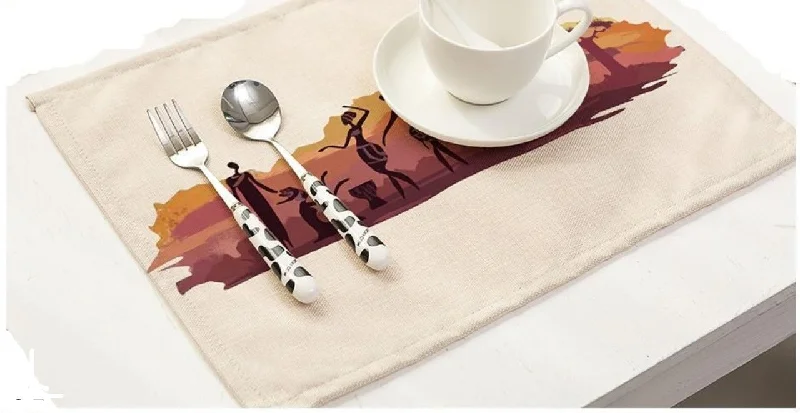 Forward Trendsetter African Landscape Place Mats (Set of 4) Chic Bags, Shop Now
