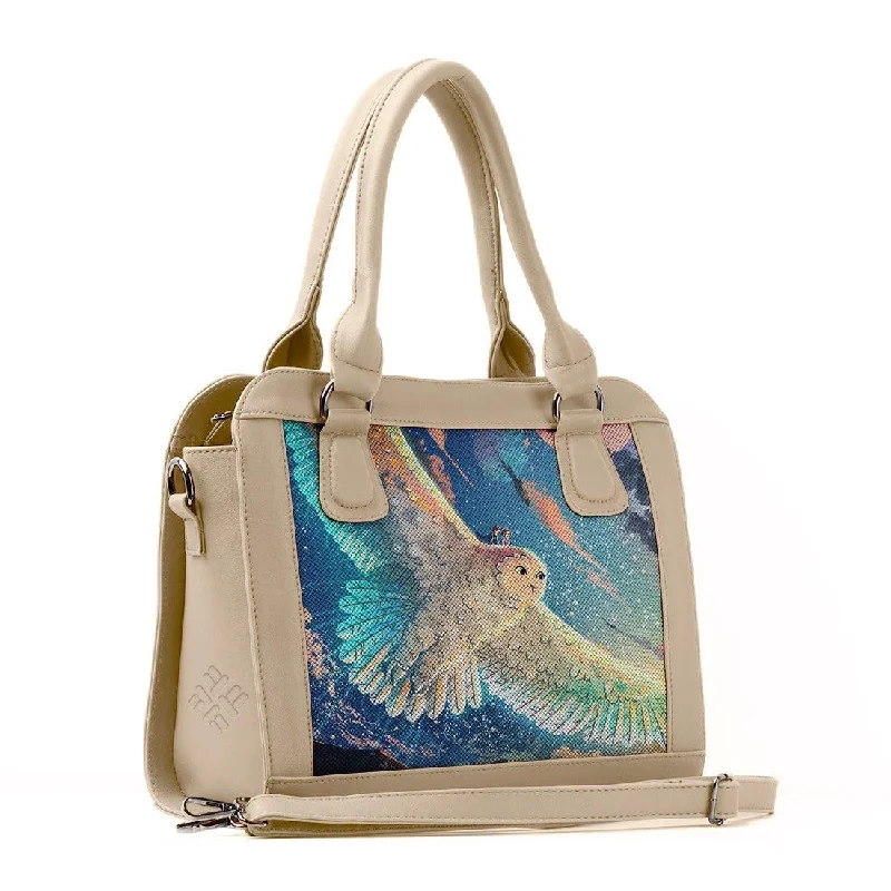 Halloween-Themed Beige Travel Hobo Bag Owl Journey Don't Miss Out – Handbag Discounts Halloween-Themed Beige Travel Hobo Bag Owl Journey Don't Miss Out – Handbag Discounts