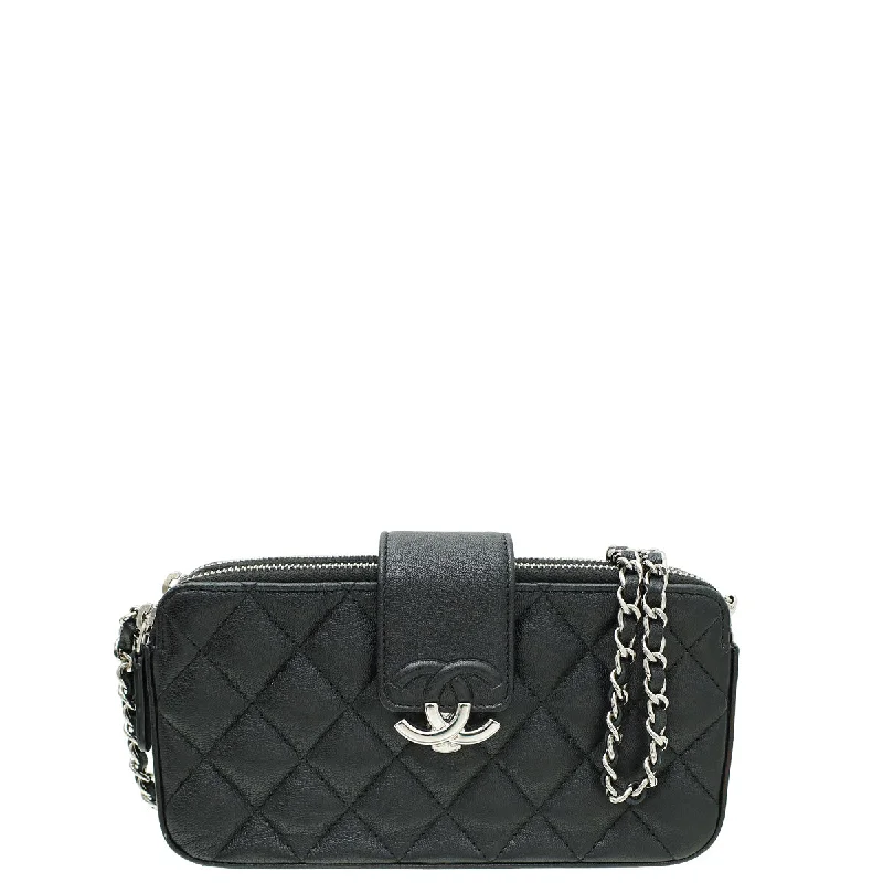 Edgy Bags For Bold And Daring Fashionistas Chanel Black CC Box Clutch With Chain Stylish And Functional Bags Now At Reduced Rates Edgy Bags For Bold And Daring Fashionistas Chanel Black CC Box Clutch With Chain Stylish And Functional Bags Now At Reduced Rates