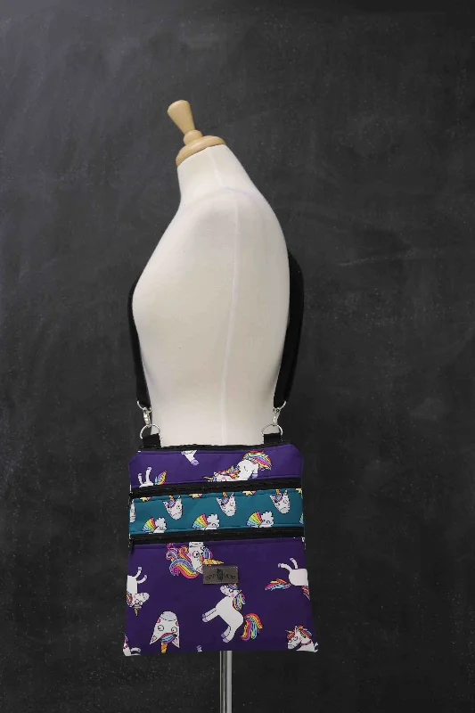 Professional Bags With Office Discounts Triple Zipper Crossbody Bag in Candy Mountain Grab Stylish Bags Before They Sell Out Professional Bags With Office Discounts Triple Zipper Crossbody Bag in Candy Mountain Grab Stylish Bags Before They Sell Out