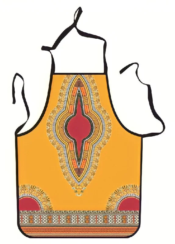 Luxe Style Discounts Dashiki Apron - Gold Grab Your Favorite Handbags For Less
