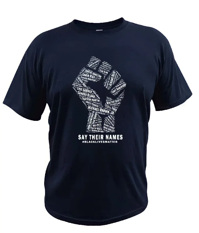 The Latest Trends Say Their Names T-shirt - Navy Blue (Unisex) Exclusive Bag Deals – Perfect For Any Occasion The Latest Trends Say Their Names T-shirt - Navy Blue (Unisex) Exclusive Bag Deals – Perfect For Any Occasion