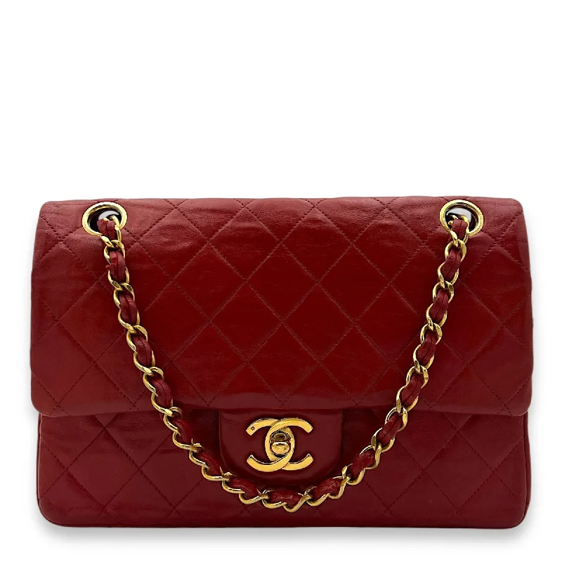 Senior Travelers Classic Small Red Shoulder Bag in Lambskin, Gold hardware Grab Your Favorite Handbags For Less Senior Travelers Classic Small Red Shoulder Bag in Lambskin, Gold hardware Grab Your Favorite Handbags For Less