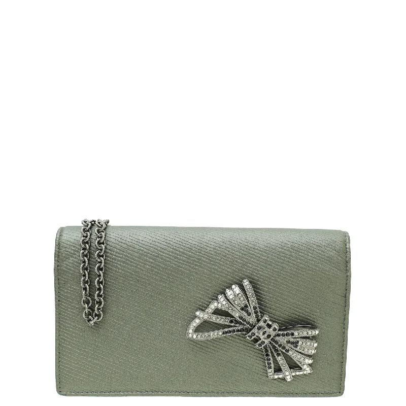 Flash Sales On Premium And High-Quality Bags Chanel Metallic Dark Grey CC Crystal Bow Chain Evening Bag Limited-Time Handbag Sale Flash Sales On Premium And High-Quality Bags Chanel Metallic Dark Grey CC Crystal Bow Chain Evening Bag Limited-Time Handbag Sale