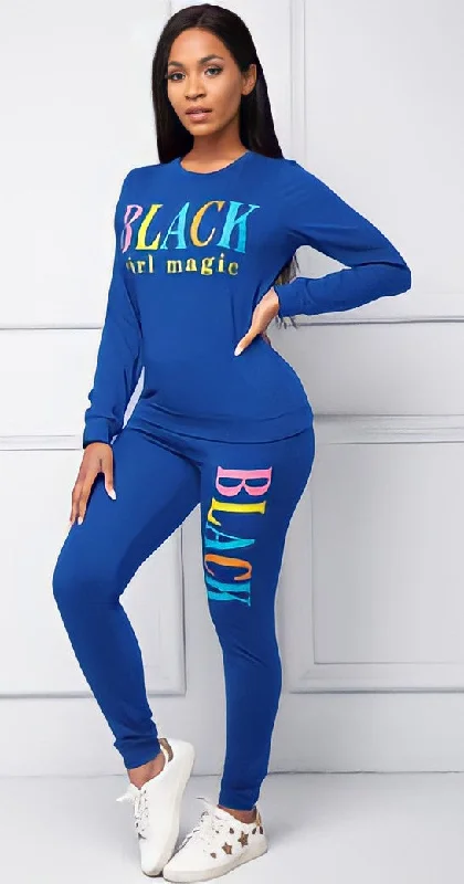 Stylish Bags For Fashion Influencers And Bloggers Black Girl Magic Casual Sweatsuit - Blue Limited-Time Sale On Trendy Handbags – Don't Miss Out Stylish Bags For Fashion Influencers And Bloggers Black Girl Magic Casual Sweatsuit - Blue Limited-Time Sale On Trendy Handbags – Don't Miss Out