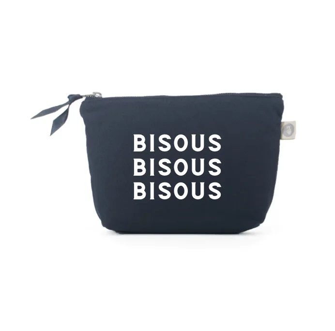 Luxury Bags Bisous Bisous Bisous (Kisses, KIsses, Kisses) Navy Makeup Bag - NEW! Shoulder Bags, Best Deals Today Luxury Bags Bisous Bisous Bisous (Kisses, KIsses, Kisses) Navy Makeup Bag - NEW! Shoulder Bags, Best Deals Today