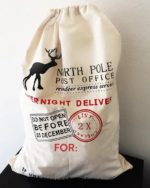 Limited Time Flash Sale 72 ct Printed North Pole Canvas Santa Sacks - By Case Stylish Totes, Special Discounts Limited Time Flash Sale 72 ct Printed North Pole Canvas Santa Sacks - By Case Stylish Totes, Special Discounts