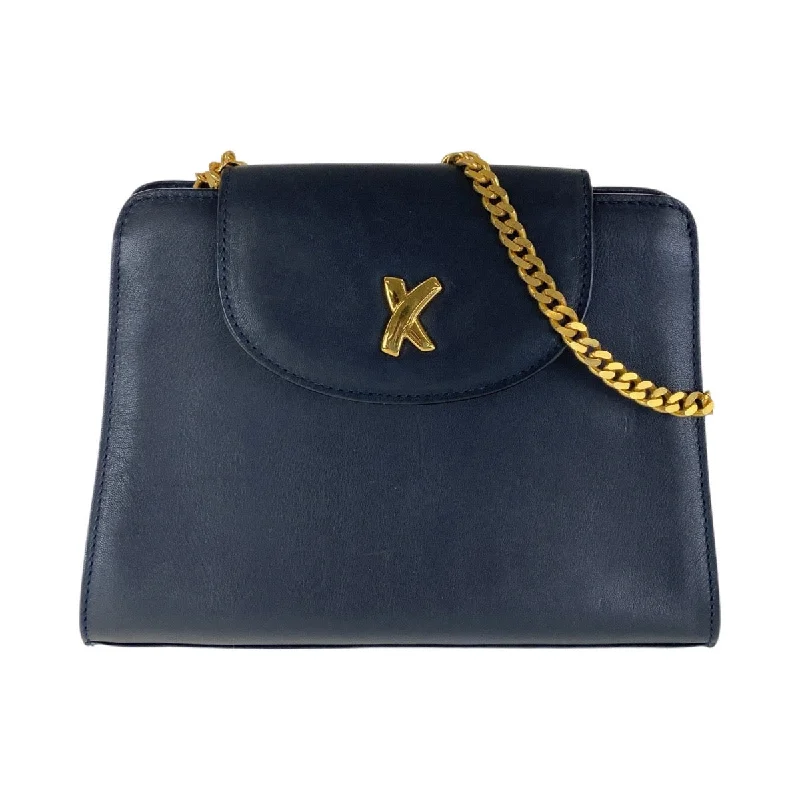 Holiday Attire Sale Paloma Picasso Vintage Navy Leather Chain Shoulder Bag Iconic Handbags At Unbeatable Prices Holiday Attire Sale Paloma Picasso Vintage Navy Leather Chain Shoulder Bag Iconic Handbags At Unbeatable Prices