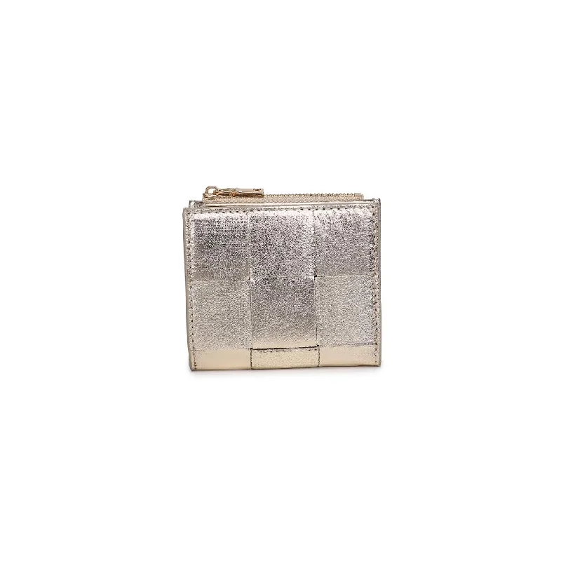 Amelie Woven Card Holder- Gold Classic Totes, Exclusive Deals