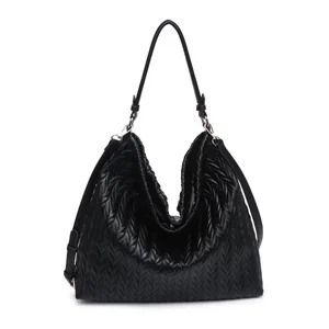 Harley Chevron Quilted Hobo Bag- Black Stylish And Functional Bags Now At Reduced Rates Harley Chevron Quilted Hobo Bag- Black Stylish And Functional Bags Now At Reduced Rates