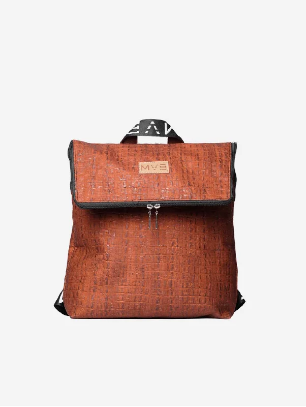 Laptop Cork Vegan Backpack | Burnt Orange Premium Handbags At Budget-Friendly Prices Laptop Cork Vegan Backpack | Burnt Orange Premium Handbags At Budget-Friendly Prices