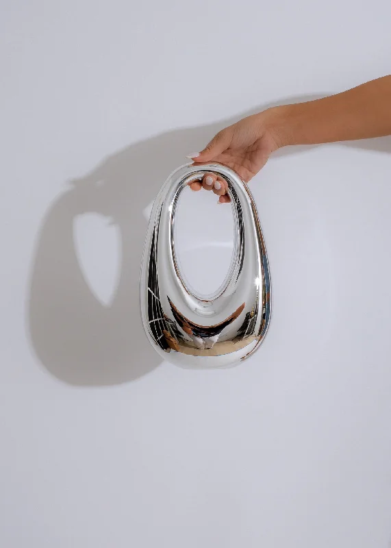 Bad Habit Handbag Silver Designer-Inspired Bags At Reduced Prices