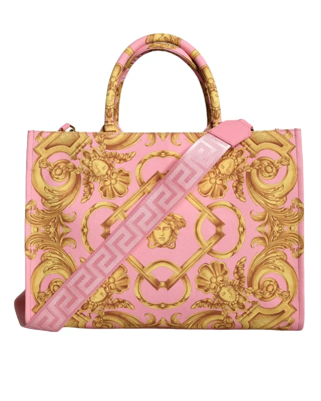 Versace  La Medusa Tote Bag Pink Everyday Handbags At Wallet-Friendly Prices